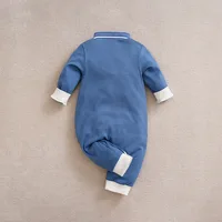 Baby Unisex Boy AndGirl Newborn Jumpsuit Preschool Clothing Baby Casual Comfortable Cotton SpringAndAutumn Long Sleeved Jumpsuit 2