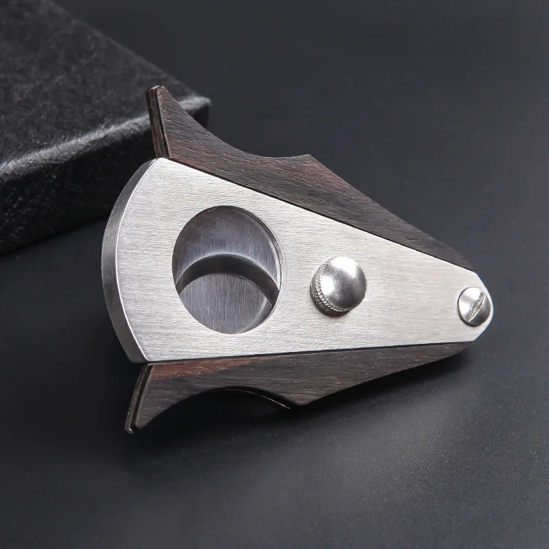 Cigar Cutter Double Blade Guillotine Cigar Cutter Stainless Steel Luxury Cigar Accessories