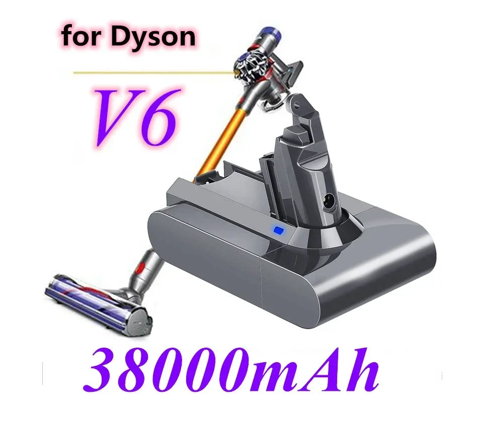 

100% D'origine Dyson V6 21.6V 38000mAh Li-ion Batterie Pour DC58 DC59 DC62 DC74 SV09 SV07 SV03 965874-02 Aspirateur Batterie L30