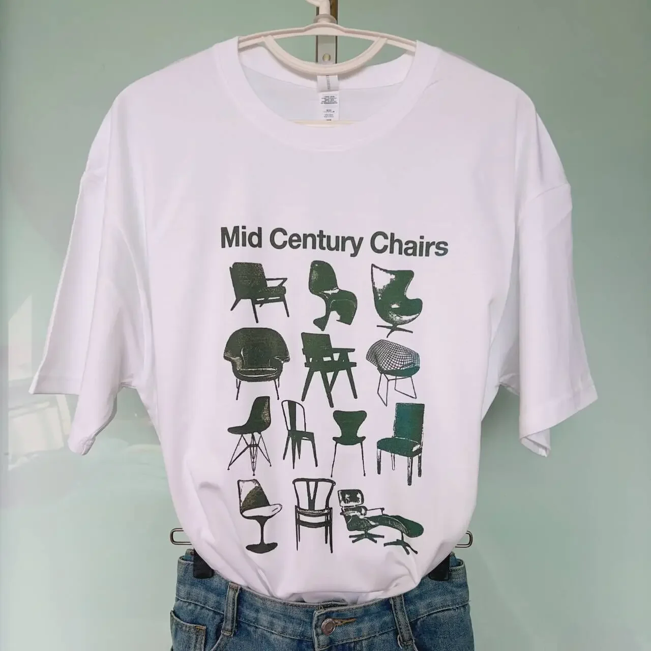 半袖コットンTシャツ,ユニセックス,ヴィンテージスタイル