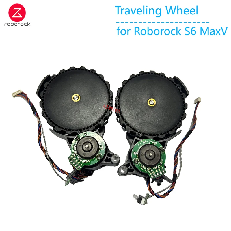 Sobresselentes do Aspirador Roda Original para Roborock s6 Max s5 Max S65 Direita e Esquerda Acessórios de Roda de Viagem Novos Peças