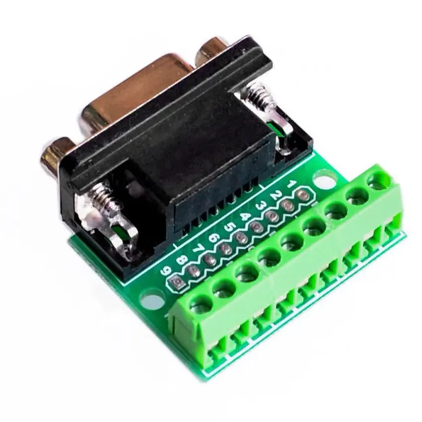 DB9 Male and Female Connector 9-Pin 9 RS232 RS485 Conversion Board 5
