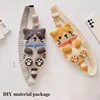 Cat Crossbody Bag DIY Material Yarn, Mobile Phone Bags Yarn Crochet Thread Set,Cute Coin Purse, Couple Weaving Gift Knitted Yarn 1