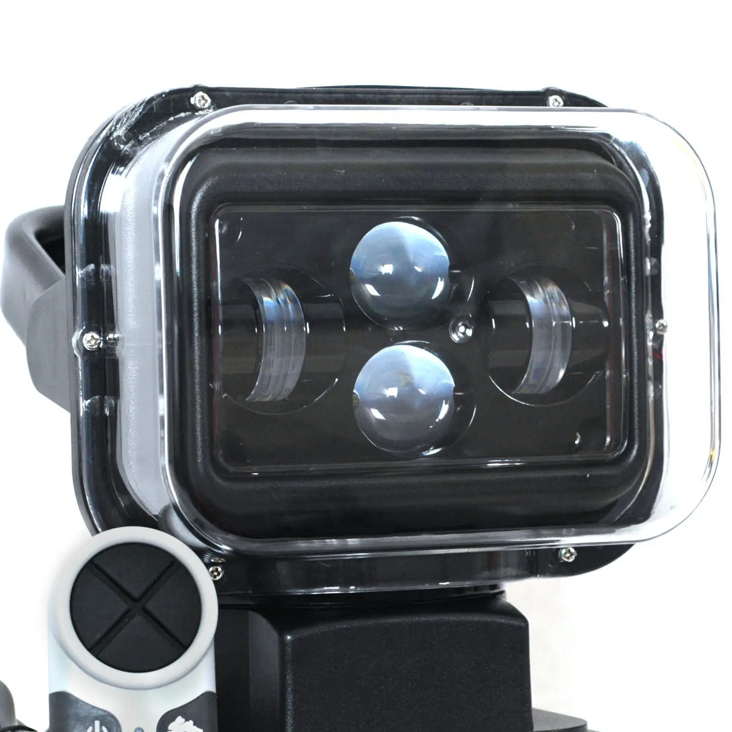60W Car Search Light Wireless Remote Control 360 Degree Rotating Boat