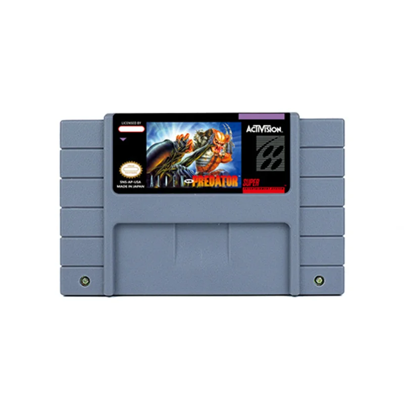 Alien Vs Predator Action Game Per Snes 16 Bitretro Cart Regalo Per Bambini