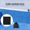 2PC Anti-clog Pump Barrier Bag Pump Filter Mesh Bag Mesh with Drawstring Reusable Pond Pump Protector for Pond Biological Filter 2