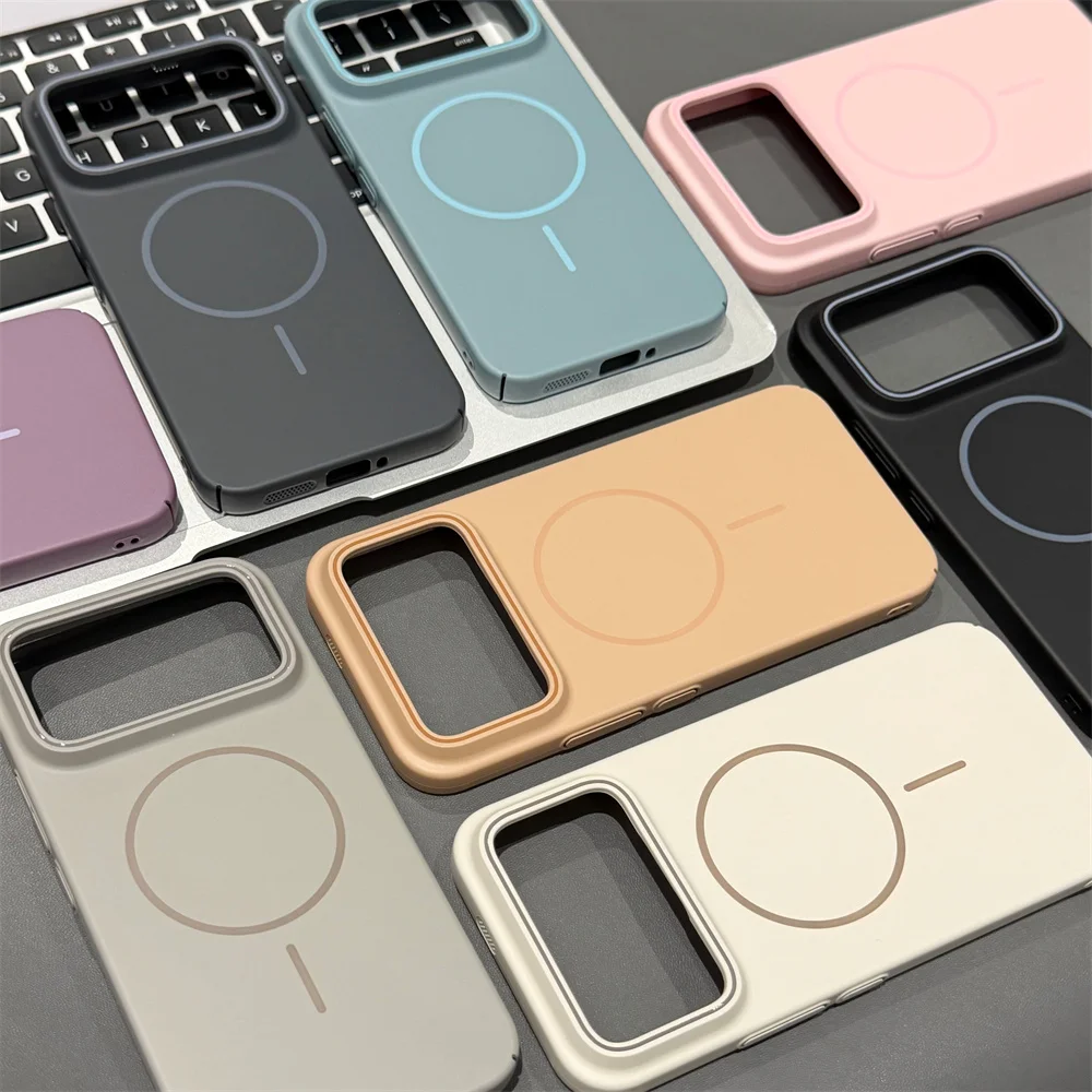 Matte Hard PC Magnetic Case - Solid Color with Magsafe Compatibility