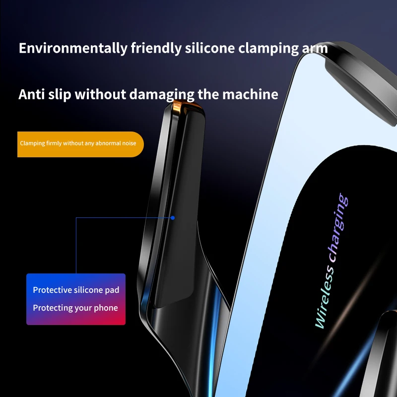 30W Car Wireless Charger Automatic Car Phone Holder Infrared Induction For iPhone 14 13 12 Xiaomi Samsung Fast Charging Station