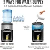 Water Cooler Dispenser Built-in Ice Maker Countertop,3-in-1 Portable Ice Machine 44lbs Daily,Top Loading 5Gallon Water Dispenser 4