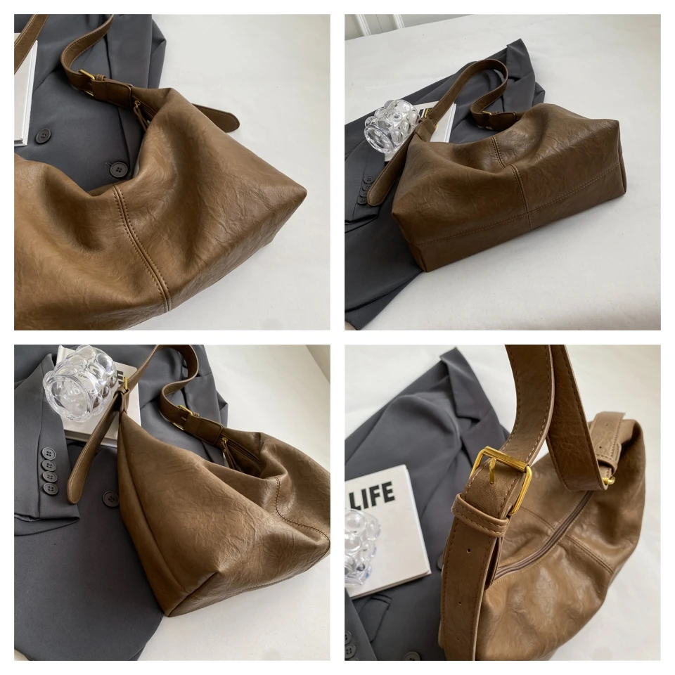Women Crossbody Bag Flap Shoulder Bags Quality PU Thick  Messenger Shopper Bags Female Handbag And Purse Tote