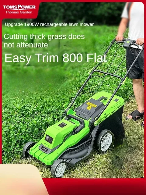 Tondeuse à Gazon avec Batterie Lithium-Ion, pour un Entretien Écologique 1