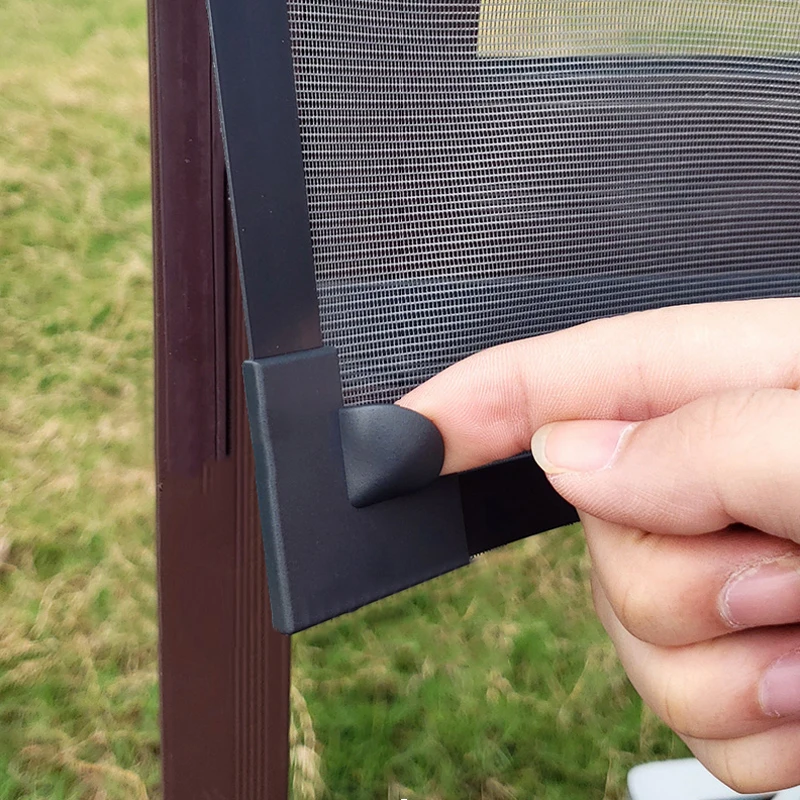 DIY mosquito screen window soft magnetic frame. Magnetic screen accessories for PVC component windows, adhesive backed magnetic
