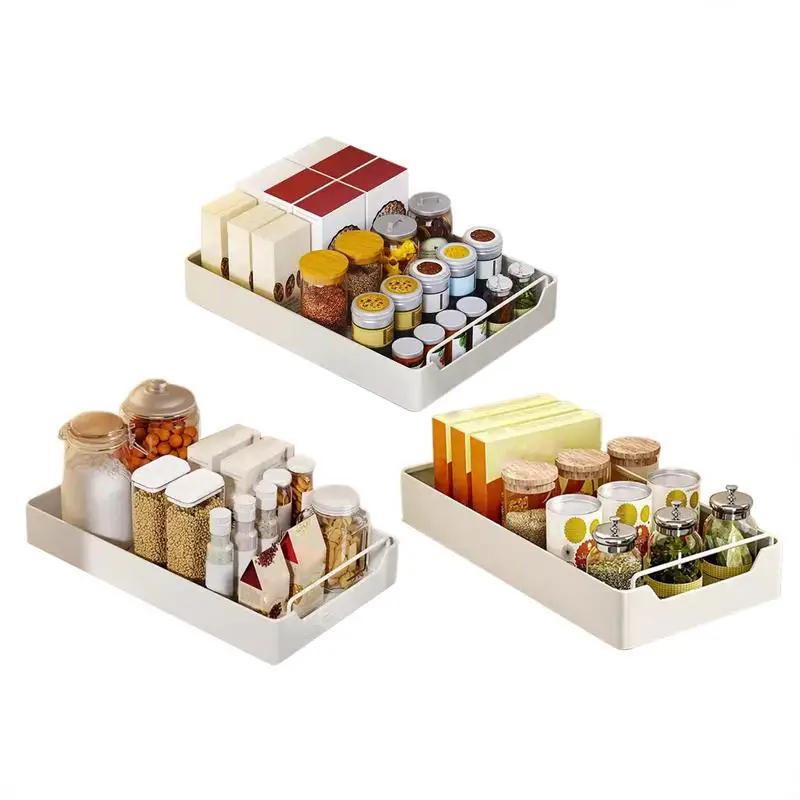 

Kitchen Storage Drawer Utensil Organizer Telescopic Kitchen Drawers Cabinets Pull-out Utensils holder Drawer Type Storage Tray