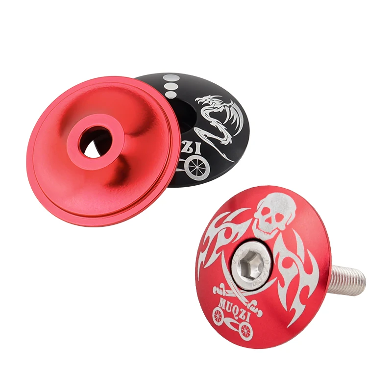 Cap Red Mtb Stem 'Ride Or Die' Headset Cap