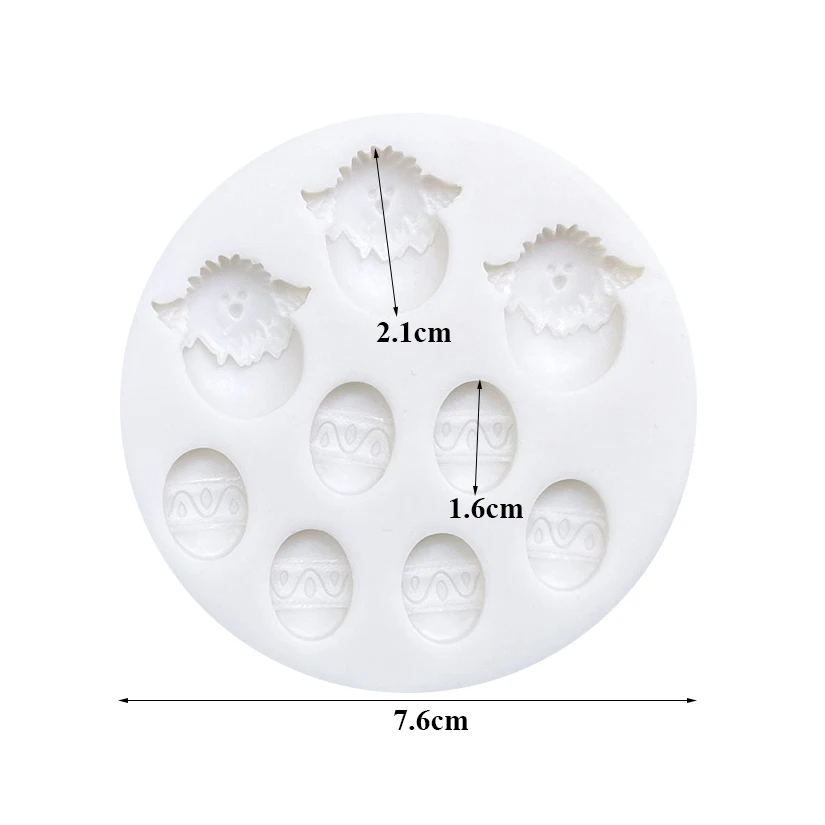 Küken Ostern Silikon form Sugar craft Schokolade Cupcake Backform Fondant Kuchen Dekorations werkzeuge – Detail 14