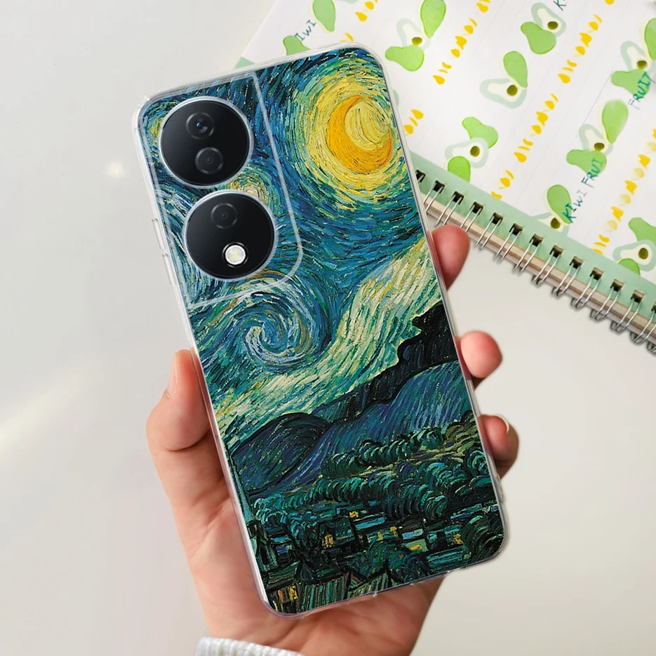 Cute Cat & Butterfly Painted Soft Silicone Phone Case -