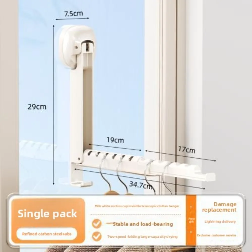 מעמד ייבוש בגדים מתקפל לתלייה על הקיר עם סוגר ספיגה, מתקפל ונייד לייבוש בגדים מתקפל