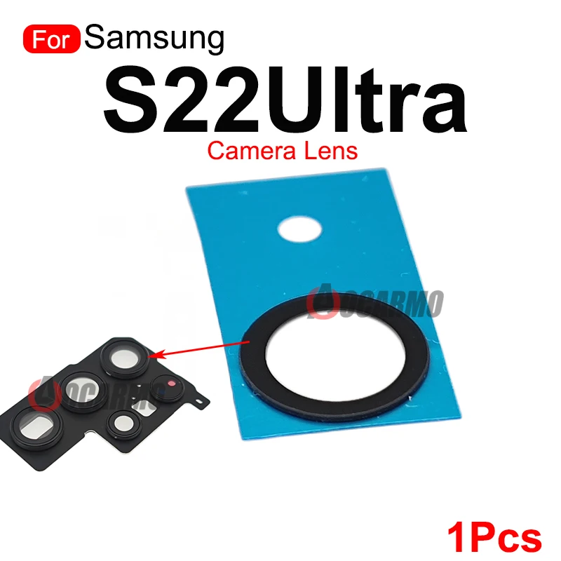 Premium Back Rear Camera Lens with Frame Replacement Part