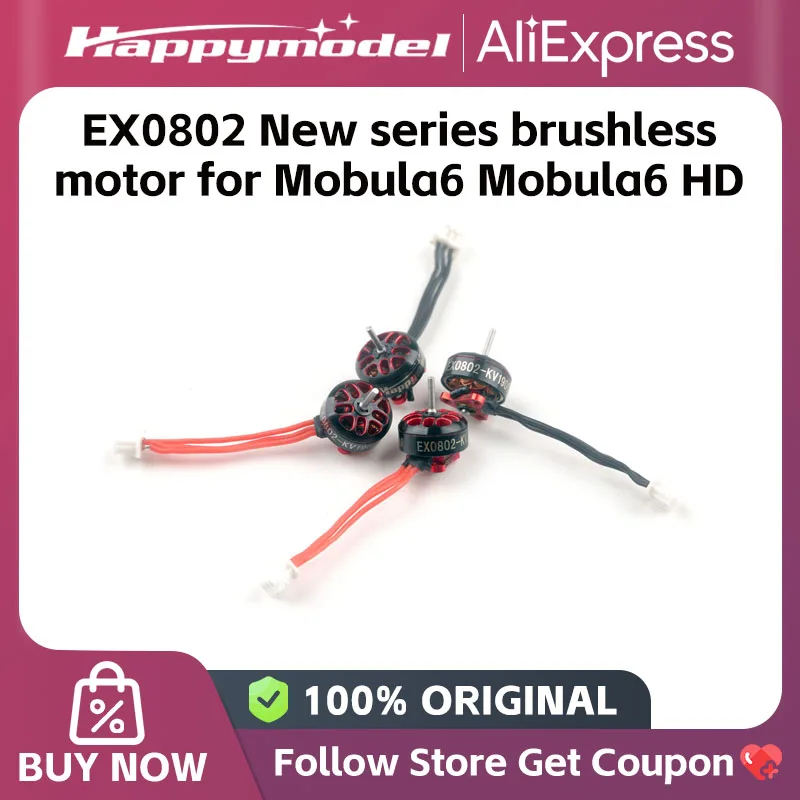 Moteur EX0802 19000KV 22000KV 25000KV pour Drone FPV Micro