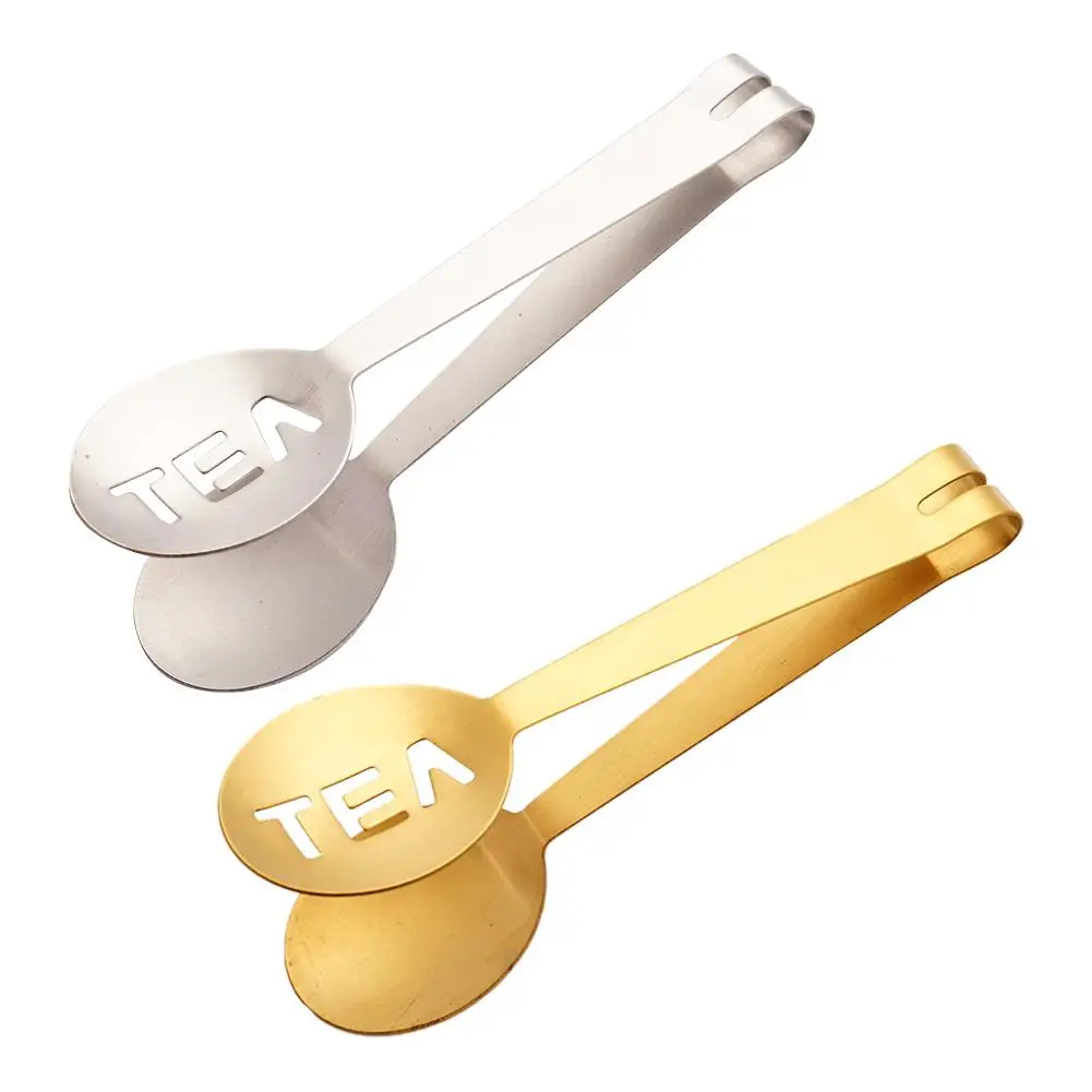 Description Picture 3 of item1/2PCS Reusable Stainless Steel Tea Bag Tongs Teabag Squeezer Strainer Holder Grip Metal Spoon Mini Sugar Clip Tea Leaf Strainer