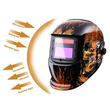 

Welding Helmet Welder Mask Chameleon Large View True Color Solar Power Auto Darkening Welding Mask For Arc Weld Grind Cut
