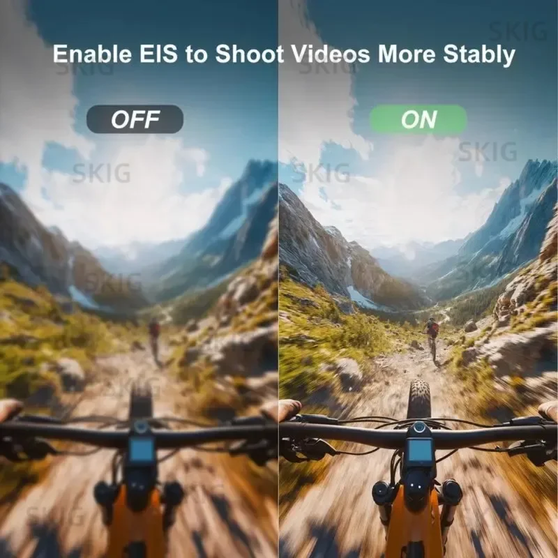 Videocamera Action 5K 1080P Impermeabile 30m con Scheda SD 64GB