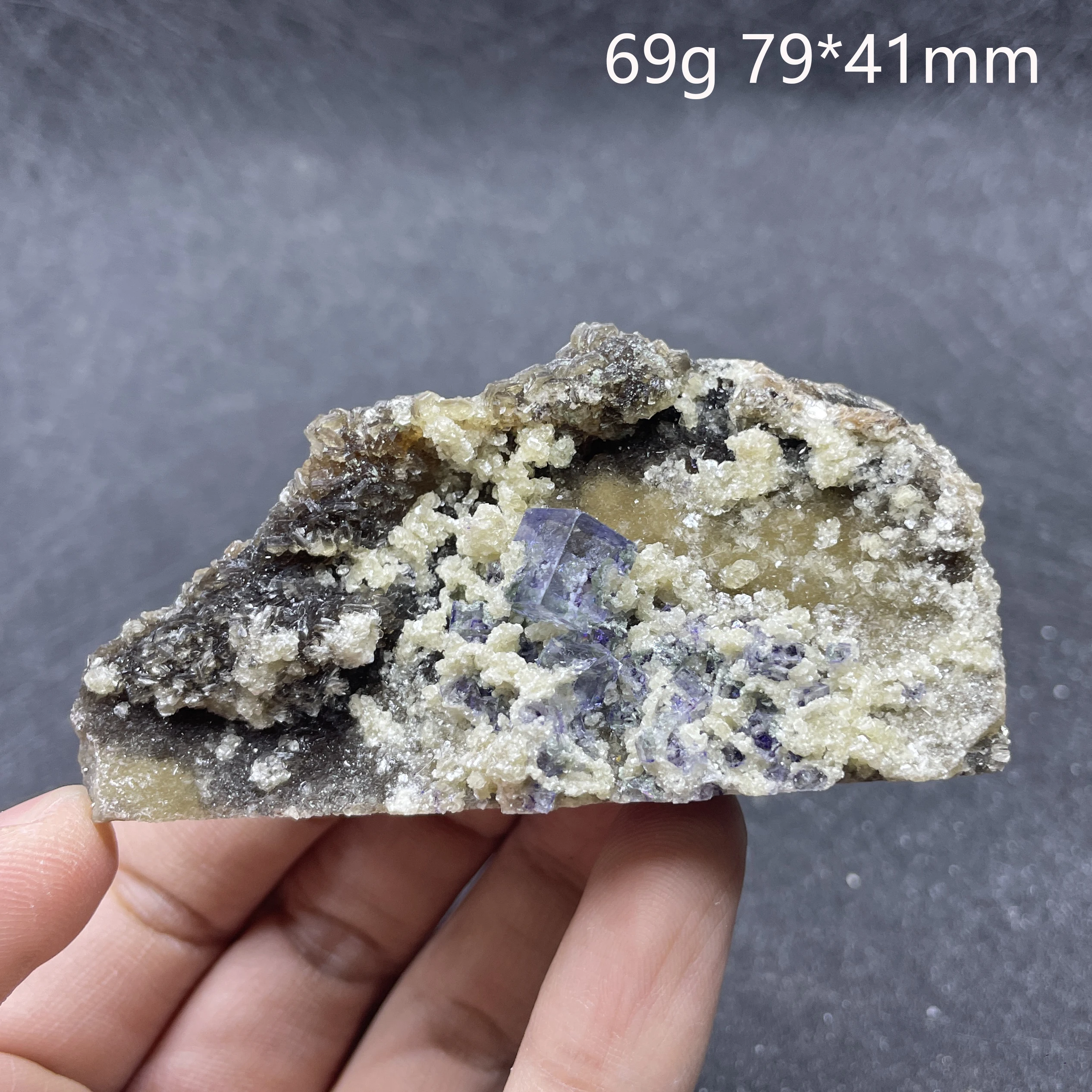 Natural Raw Stone Yaogang Xian Fluorite Crystal Cluster Mineral Specimen Quartz Rock Home Decoration Gift Healing 5