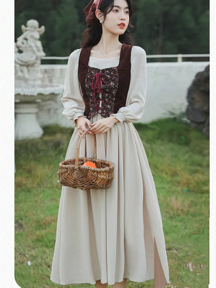 スーツ・フォーマル・ドレス AMAIL mature paypuri dress (beige) AMAIL Mature paypuri dress
