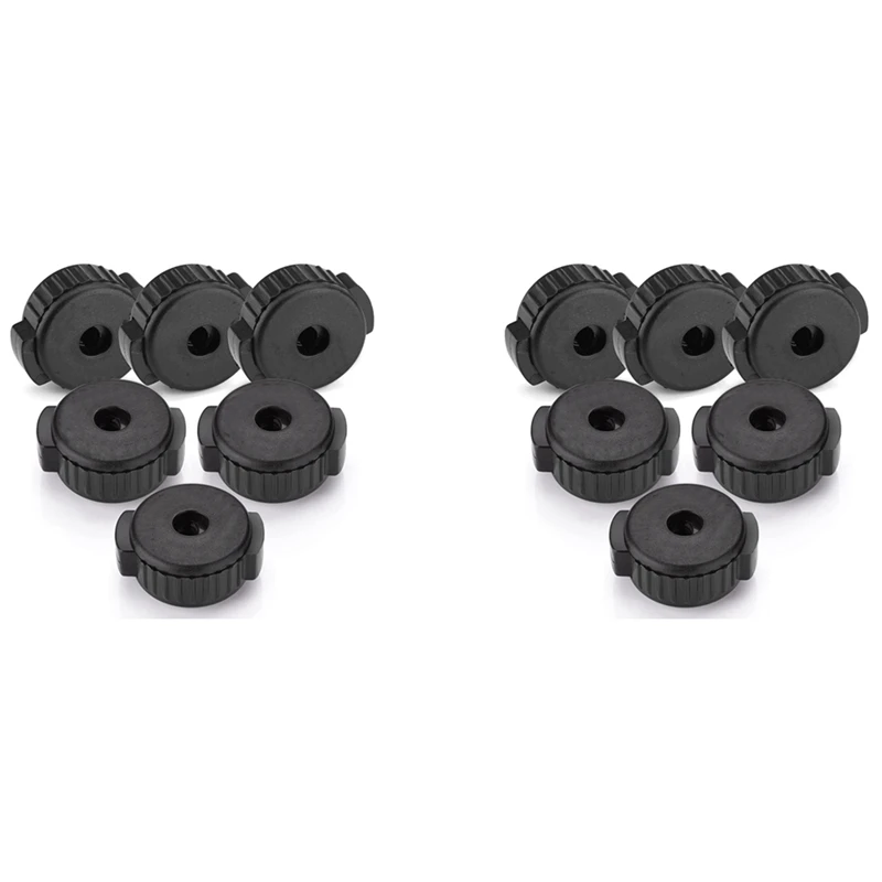 

12 PCS Plastic Cymbal Nuts,Quick-Set Cymbal Nut For Percussion Drum Kit,Percussion Replacement Parts