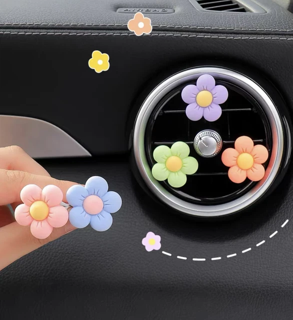 6/3/1pc Set Blume Auto Outlet Entlüftung sclip kleines Gänseblümchen  Klimaanlage Clip Auto Innendekoration Aroma therapie Parfüm Clip Geschenk -  AliExpress