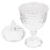 Transparent Glass Sugar Jar With Lid Storage Container Candy Box Home Decor Biscuit Barrel Kitchen Accessories Storage Bottles 1