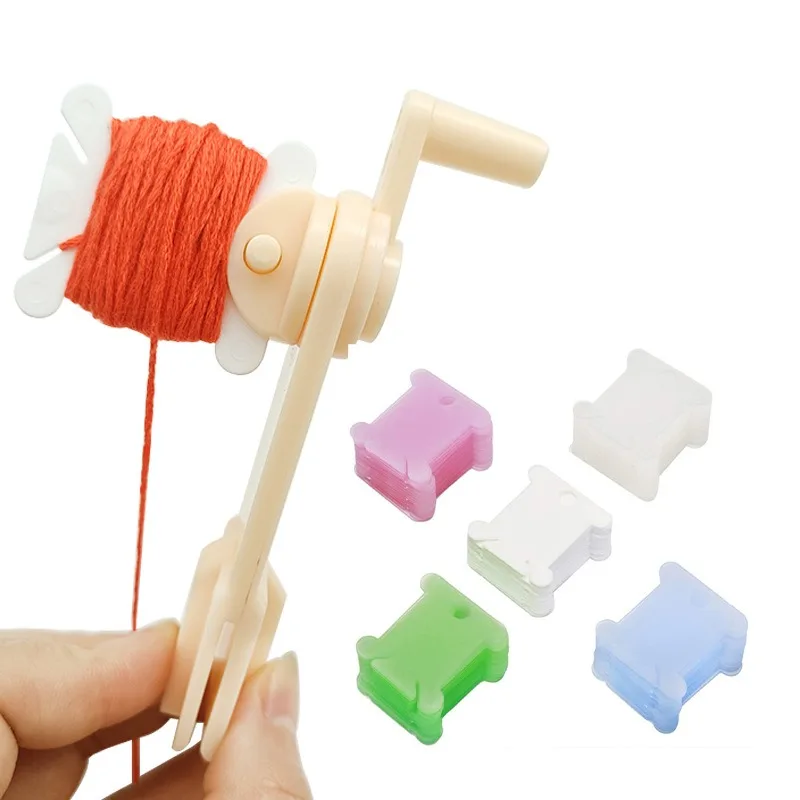 Cross Stitch Line Embroidery Floss Organizer Tool Plastic Bobbins