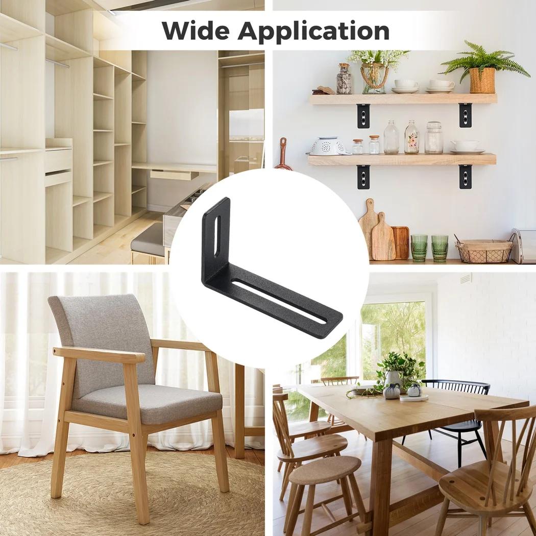 L���� ���� �귡Ŷ �ޱ� �귡Ŷ, DIY �÷��� ���� �ڳ� �극�̽� ����Ʈ, �ݼ� L �극�̽� ����, ���� ������, 10 ��