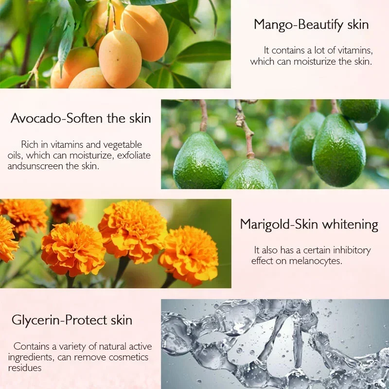 Exfoliating Face Cream Whitening Moisturizer Repair Facial Scrub Cleaner Acne Blackhead Treatment Remove Face Cream Skin Care
