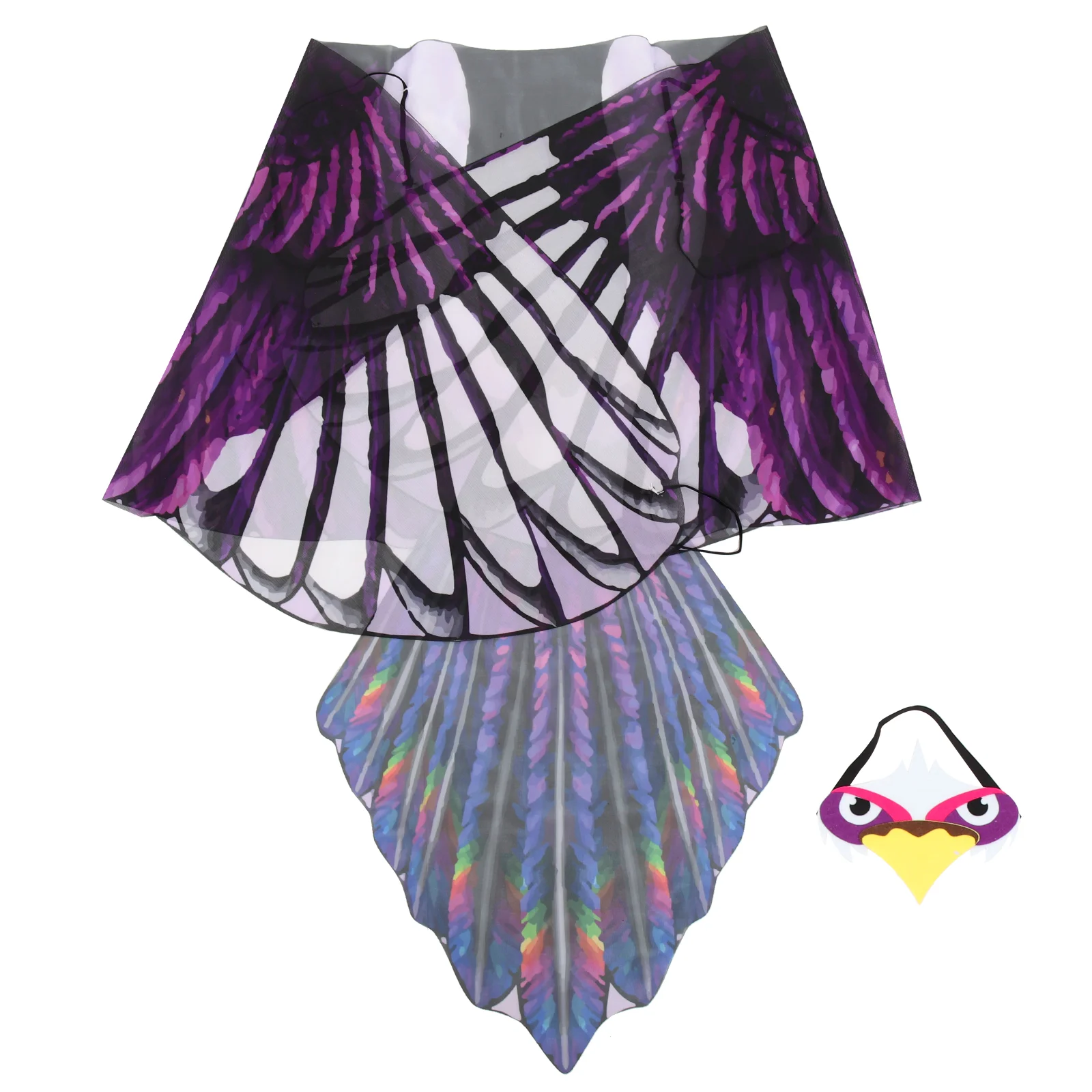 

Eagle Wings Decor Cosplay Prop for Kids Exquisite Make up Chiffon Performance Adornment Child Wing-shaped Ornament Party Favor