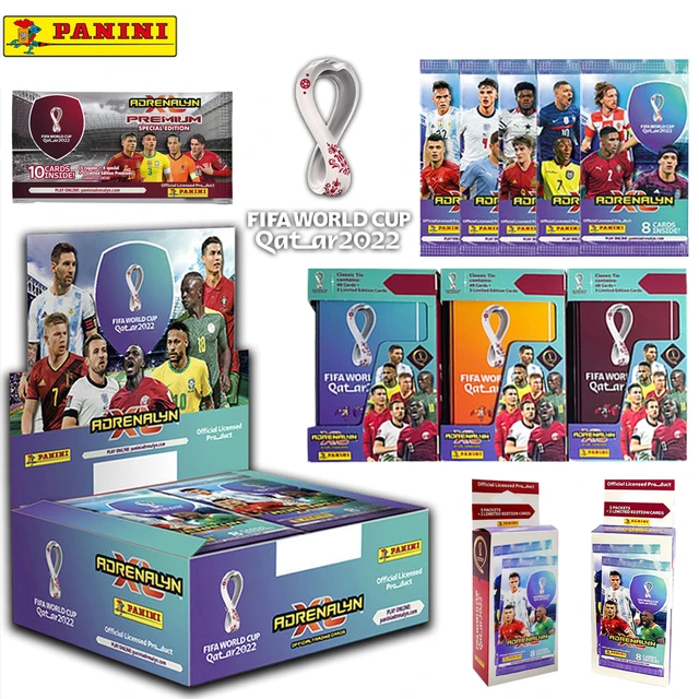 Panini 2022 Football Star Cards Box Qatar World Cup Soccer Star Collection  Ronaldo Messi Footballer Limited Fan Cards Box Set - AliExpress