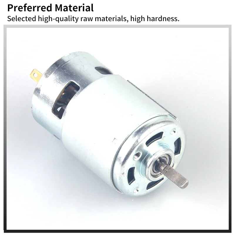 DC Motor Spindle Motor 775 795 895 Large Torque High Power Electronic Component Motor 3000-12000 RPM Motor Ball Bearing