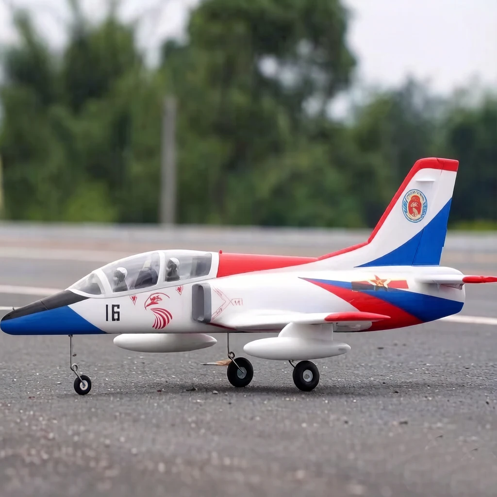 6 CH FlyFans Red Falcon K-8 64mm RC EDF Jet Electronic Model Plane