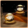 USB Night Light LED Crystal Ball Table Lamp 3D Moon Planet Galaxy Decor for Home Table Lamp Party Toys for Kids Adult Xmas Gift 1