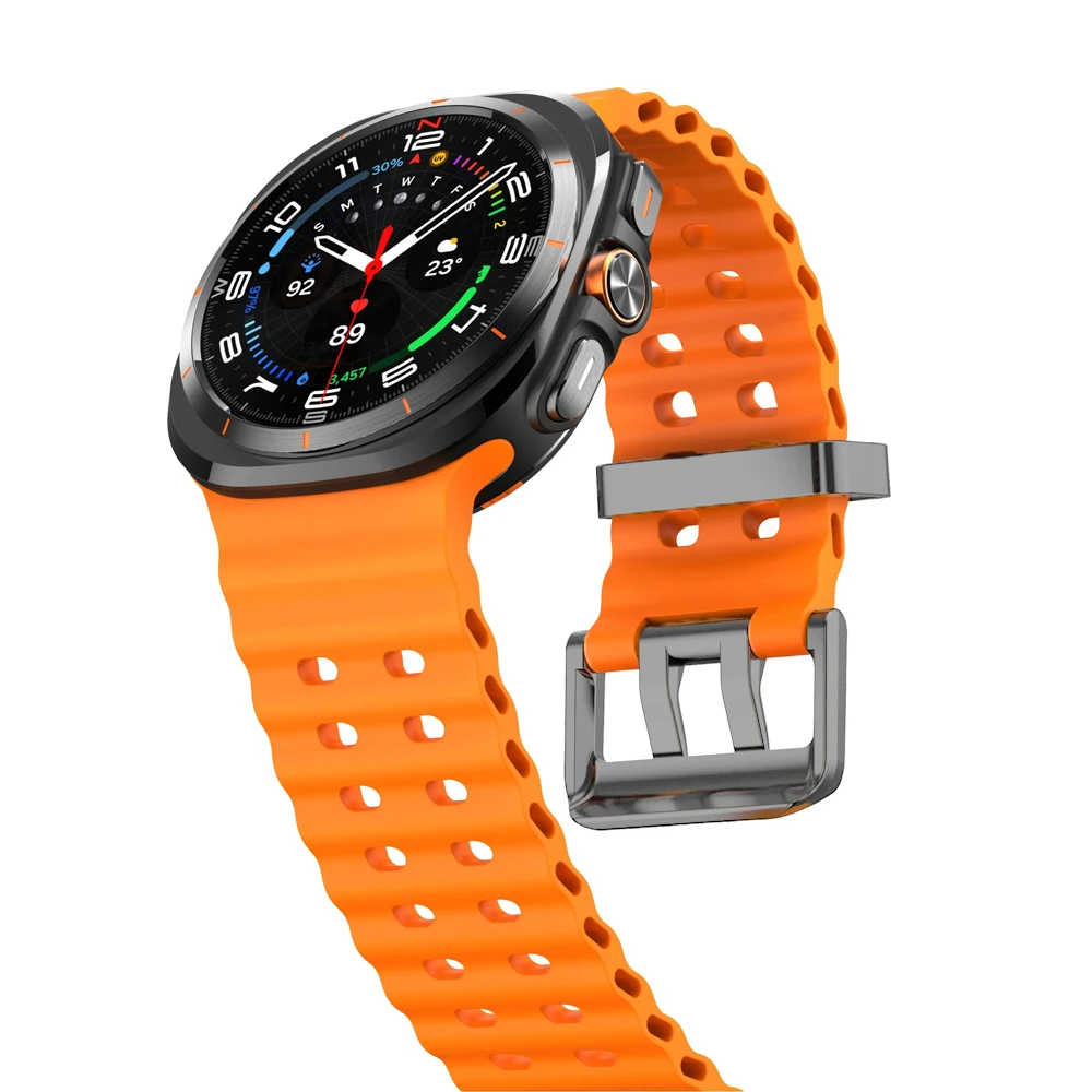 Silicone Sport Bracelet for Marine Band Watches - 47mm, Ultra Durable & Stylish