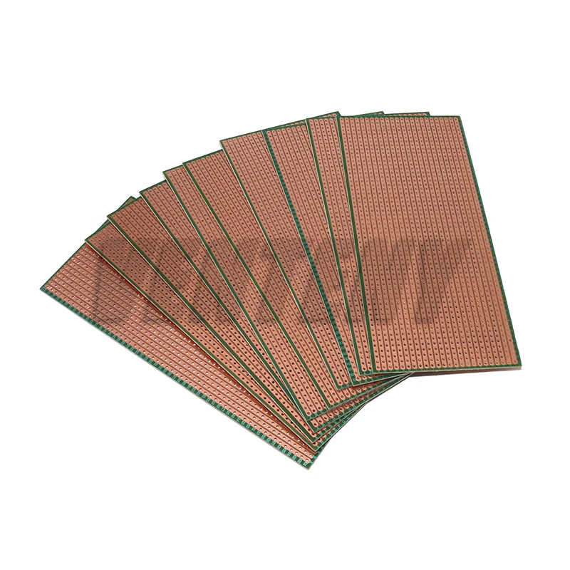 PCB 6.5x14.5cm 프로토타입 보드 단면 PCB 프로토보드 6.5x14.5cm DIY Arduino용 범용 실험 매트릭스 회로 기판