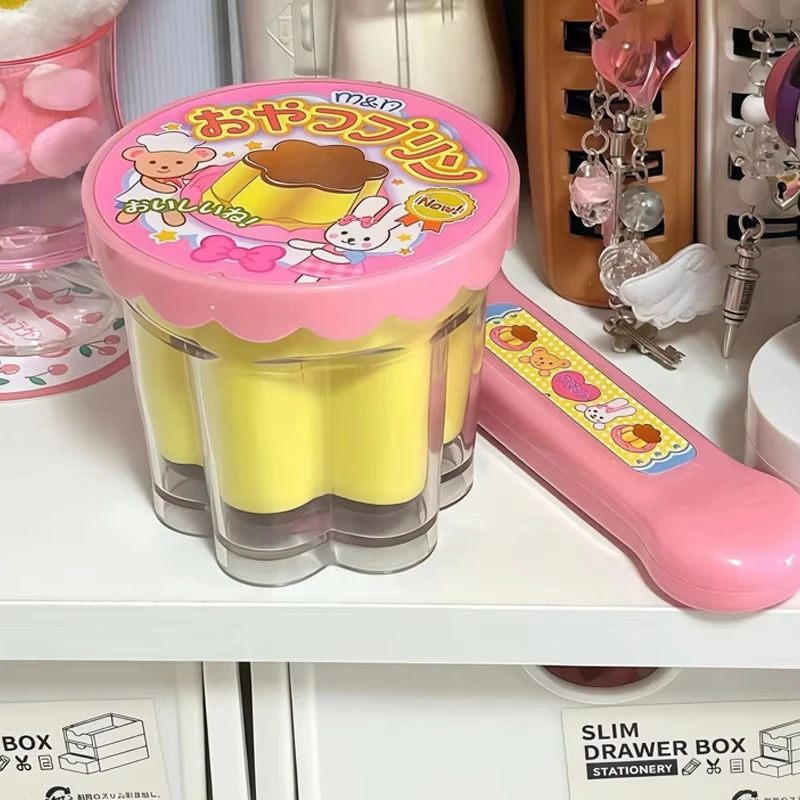 Food Feeding Pudding Feeding Toy Role Play Early Education Strawberry Pudding Toy Simulation Japanese House for Friends