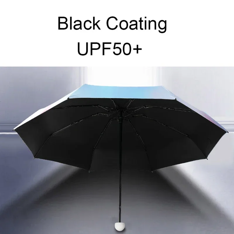 

Anti-uv Gradient Capsule Pocket 8 Women Light Paraguas Sun Ribs Mini Sunscreen Umbrella Sunshade