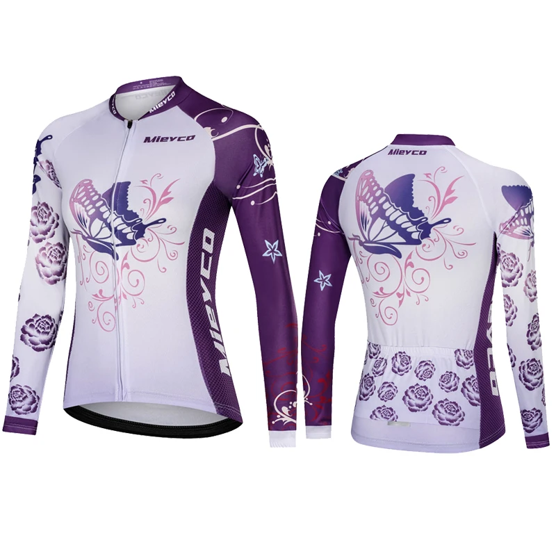 thumbnail image 1 of MIEYCO - Maillot de ciclismo para mujer, ropa de ciclismo de secado rápido, manga larga, camiseta de ciclismo, primavera, otoño, 2024, 1 of 5
