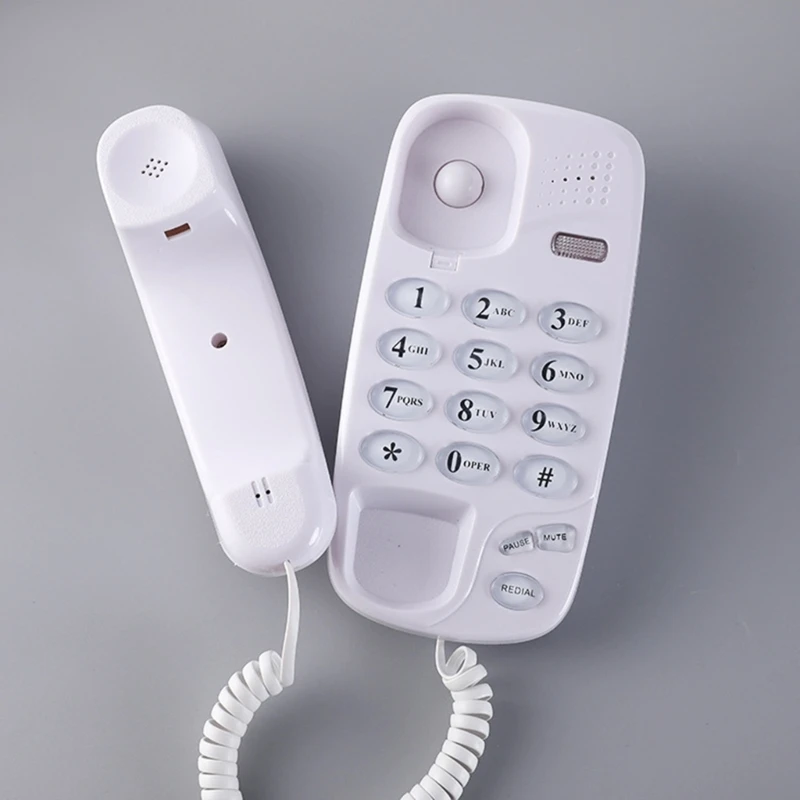 KXT580 Corded Landline Telephone with Mute, , and Redial Call Light