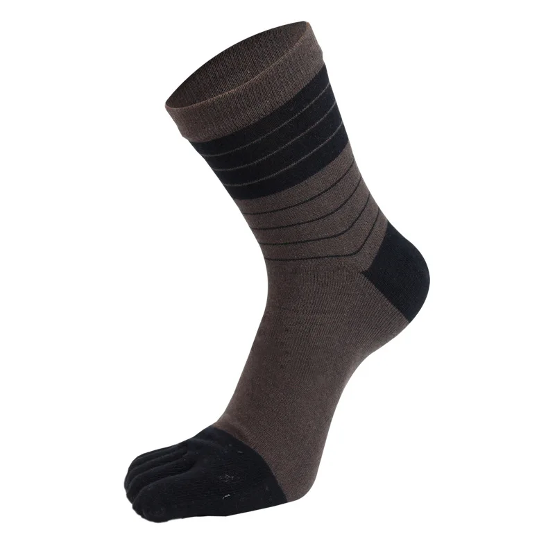 Five Finger Socks for Man Combed Breathable Colorful Cotton Sweat Deodorant Antibacterial Fashion Sport Socks
