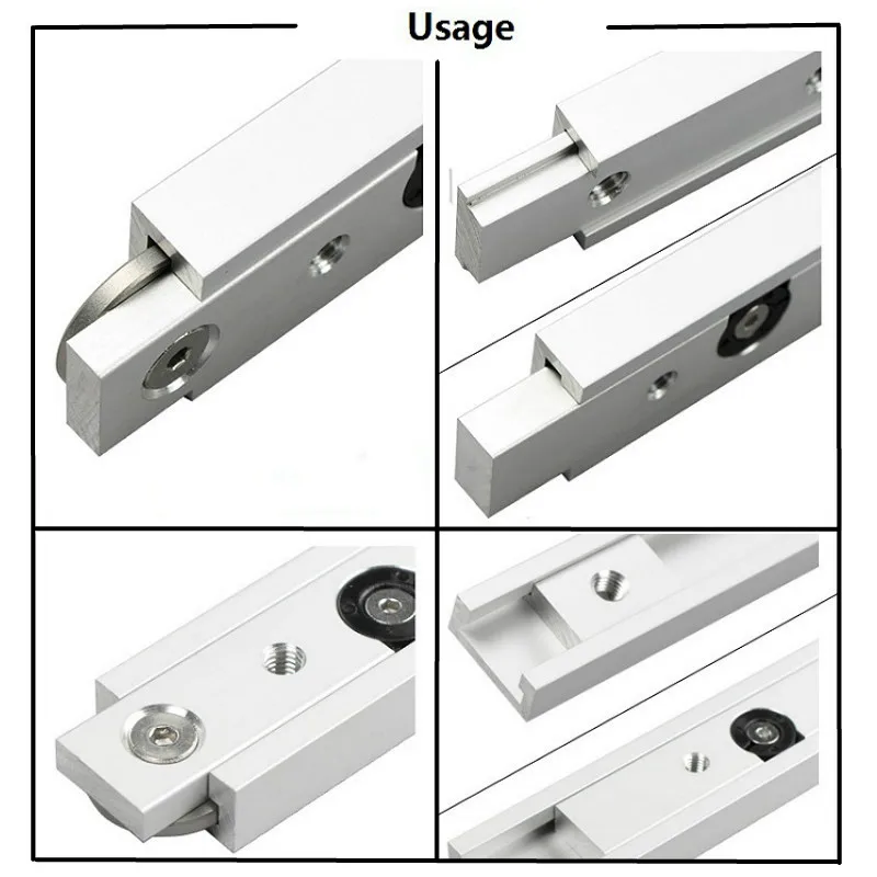 Type-30 Woodworking T Track Slot 30-80cm Aluminium Alloy for Router Table Workbench DIY