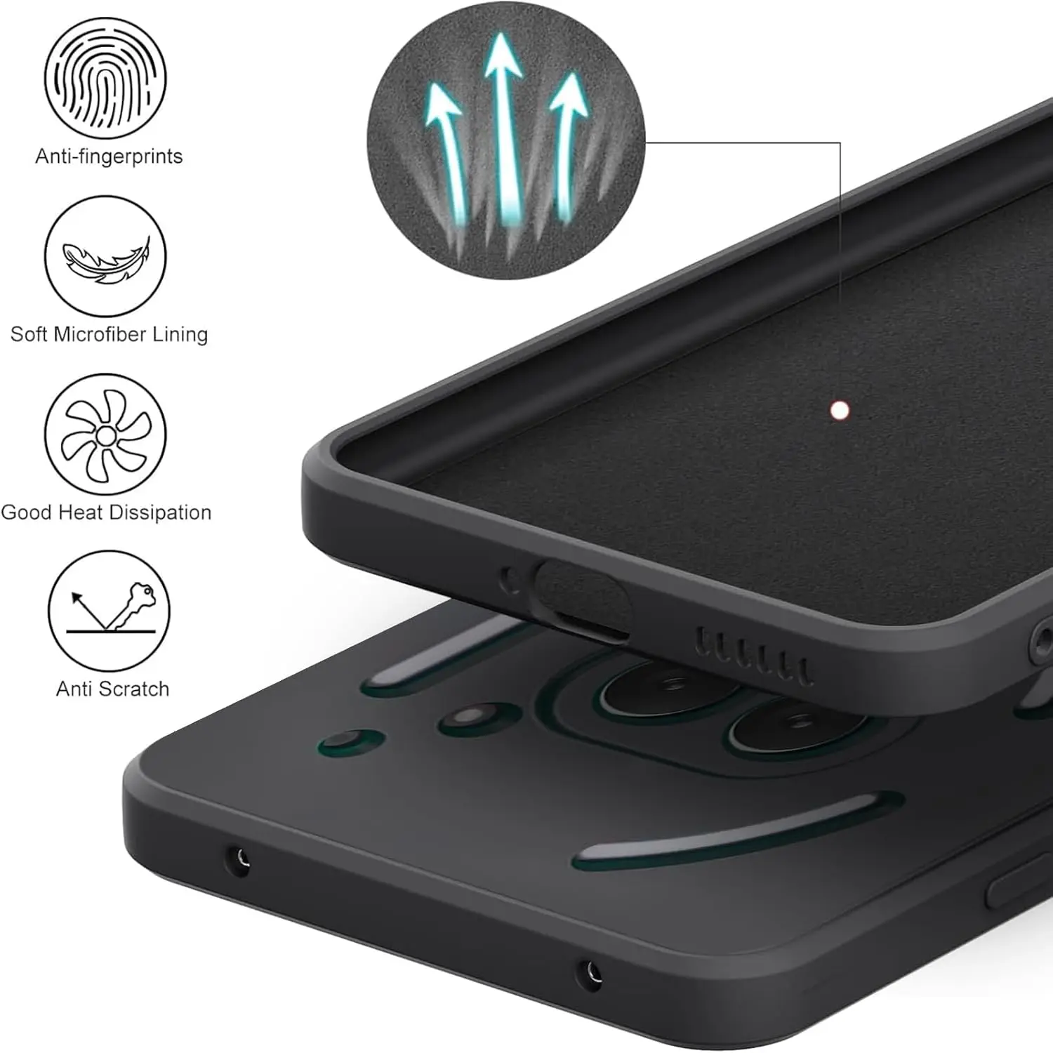 Liquid Silicone TPU Protective Phone Case – Flexible Bumper Cover