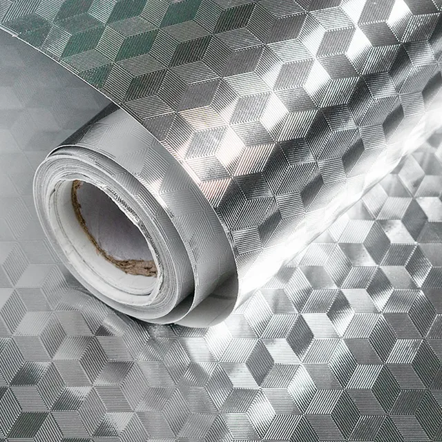 Kitchen Oil Proof Wall Sticker Clear Glossy Self Adhesive Film Covering Removable Protective