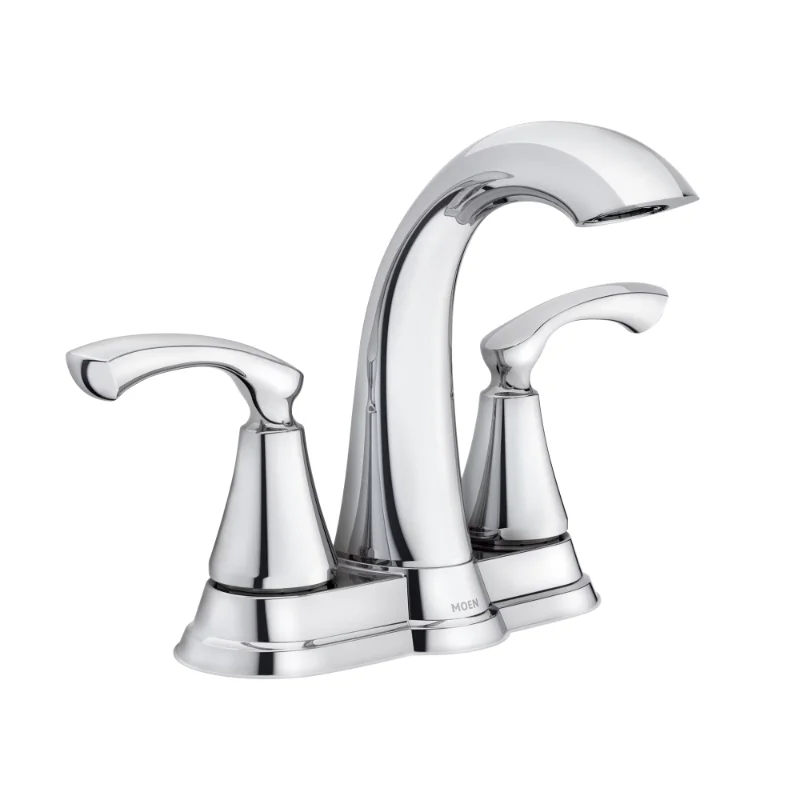 

Moen Tiffin 2-Handle Chrome Centerset Bathroom Sink Faucet vanity , WS84876